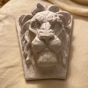 Majestic Lion Wall Art in Cream